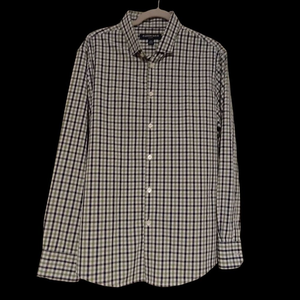 Mizzen & Main Mens Performance Luxury Polished Refined Classic Shirt L